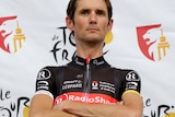 Before being disqualified Schleck sat at 12th place at 9:45 off the pace of race leader Bradley Wiggins of Britain.