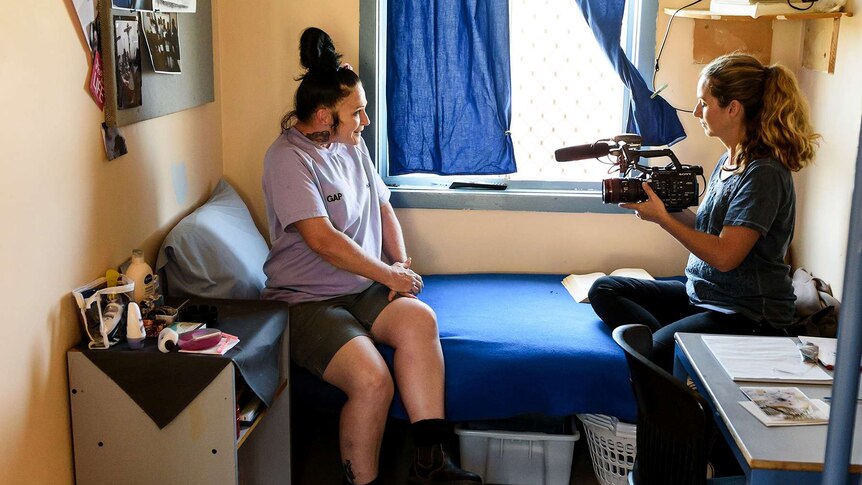 Shalom Almond films Deb in Adelaide Women's Prison