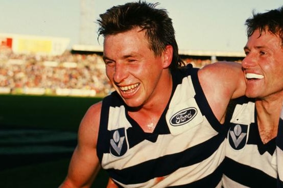Paul Couch in his playing days with the Geelong Cats.