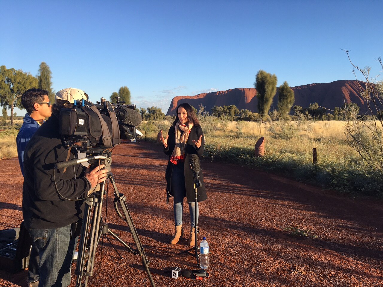 ABC Indigenous Affairs Correspondent Bridget Brennan reporting on the Uluru convention in 2017.