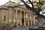 The front entrance of the Art Gallery of SA
