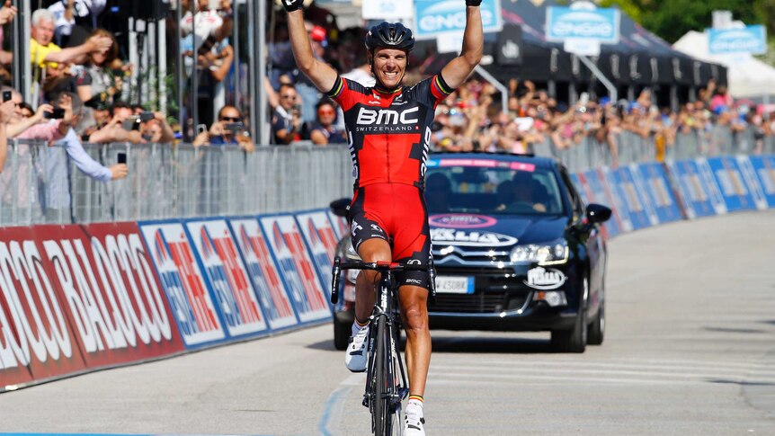Philippe Gilbert wins 18th stage at Giro d'Italia
