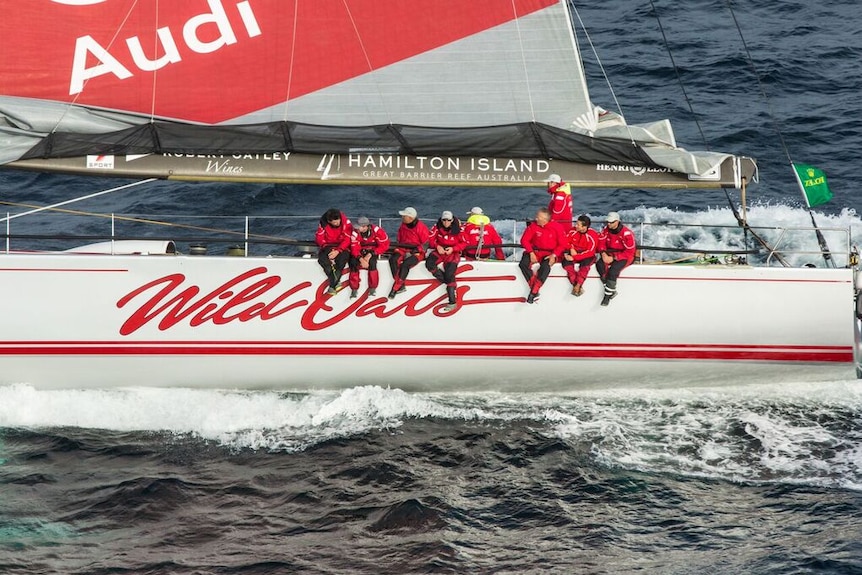 Wild Oats XI crew, during 2016 Sydney Hobart race