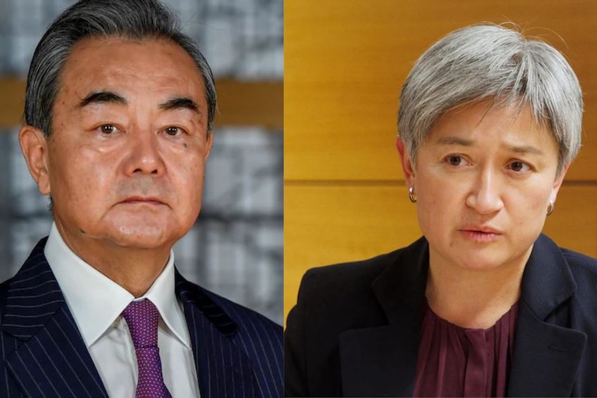 Penny Wong and Wang Yi meet