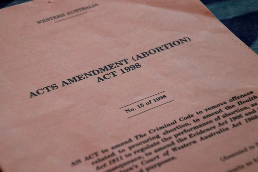 A paper version of the act.