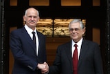 Newly appointed Greek prime minister Lucas Papademos