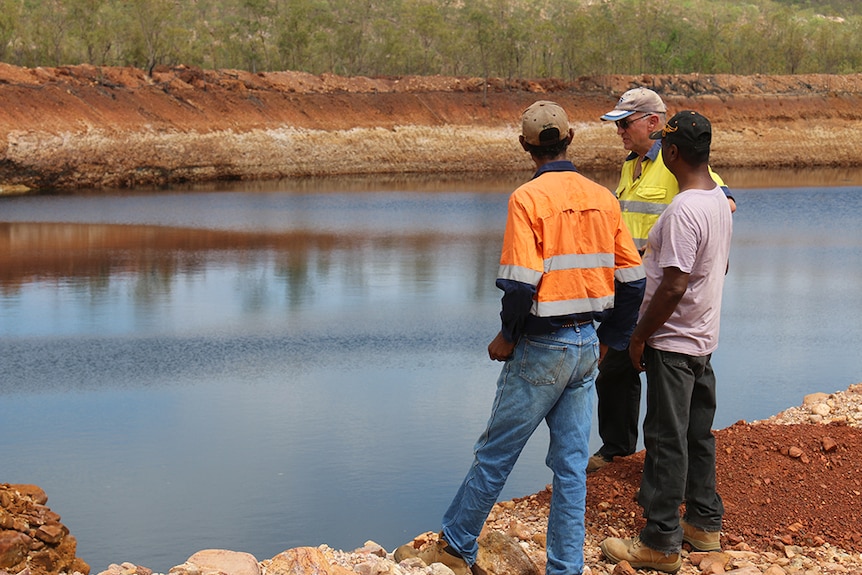 Mike Fawcett at the Redbank mine