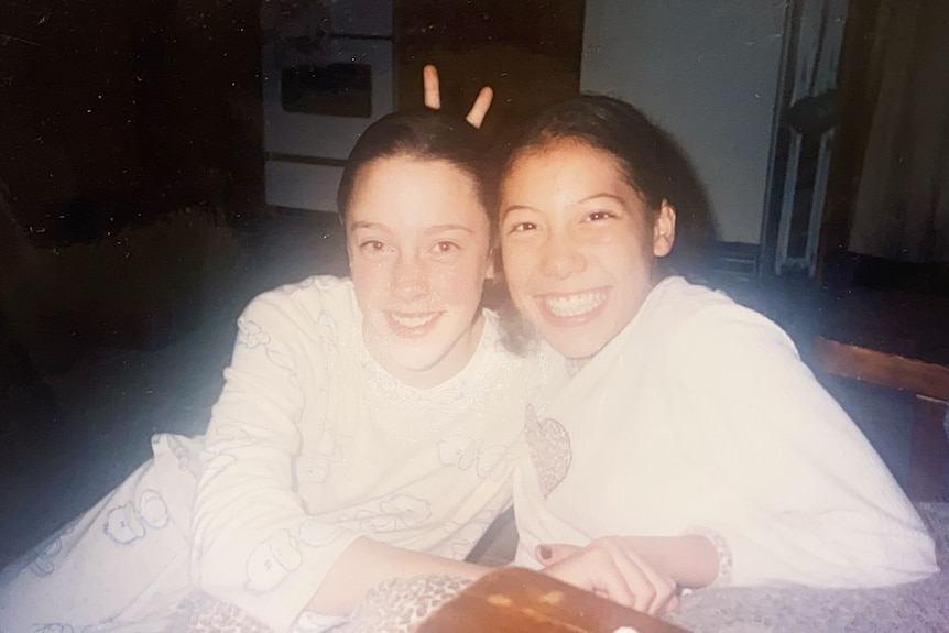 A photo of Tessa Blencowe and Alice Matthews when they were in their teens.