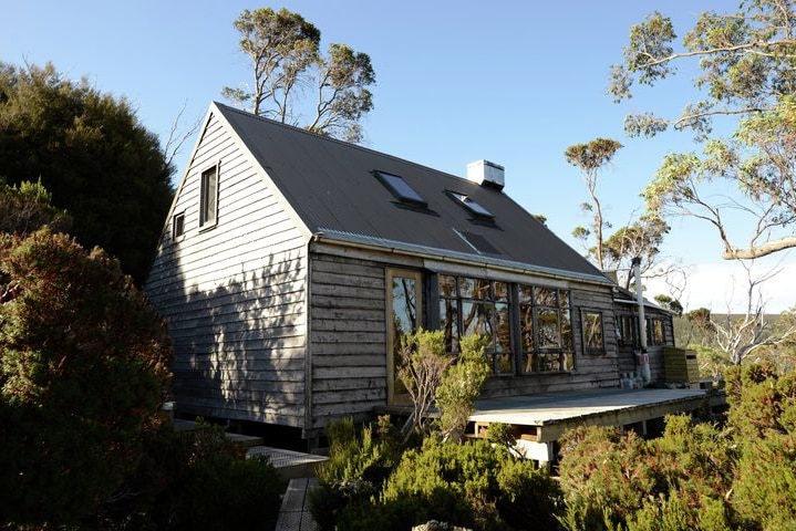 A partner company of AWC has built private 'huts' along the Overland Track at Cradle Mountain-