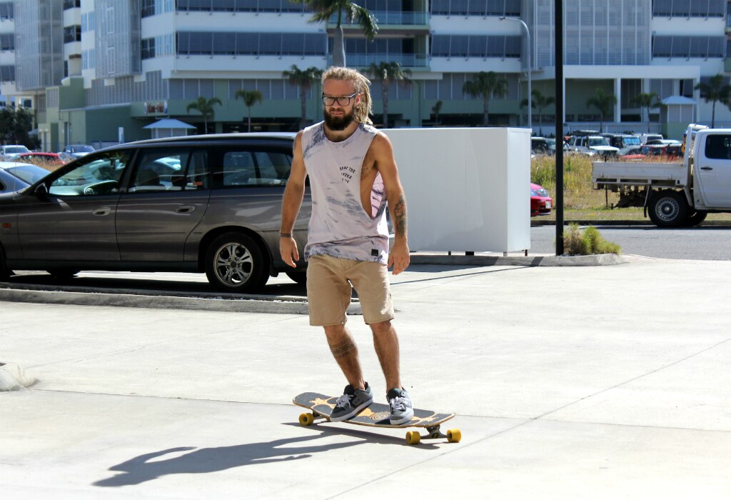 Hairy longboard dancer from Sunshine Coast cruises to fame in Skrillex