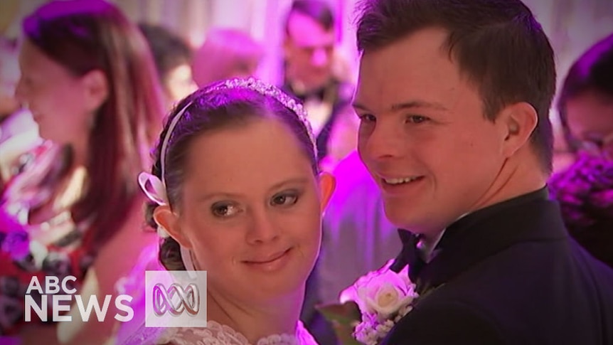 Taylor Anderton and Michael Cox were two of the 19 youth at the debutant ball for youth with a disability.