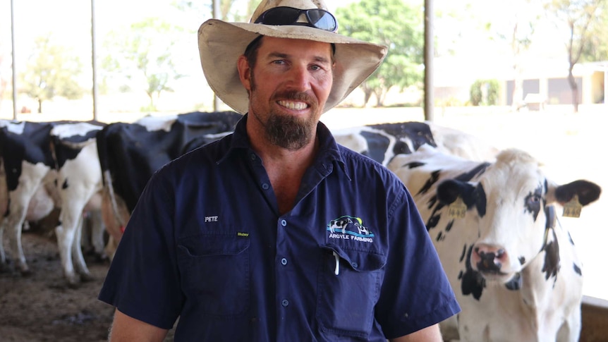 Southern Queensland dairy farmer Peter Garrett