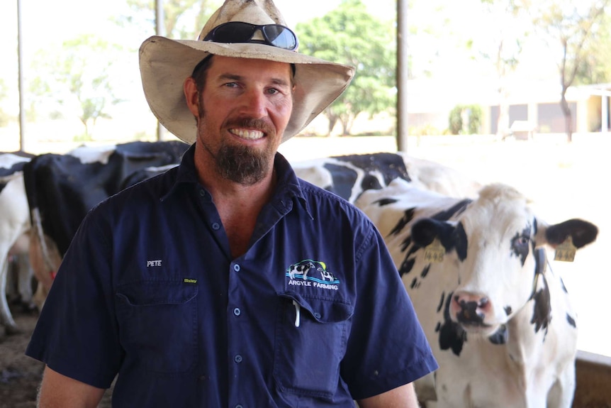 Southern Queensland dairy farmer Peter Garrett