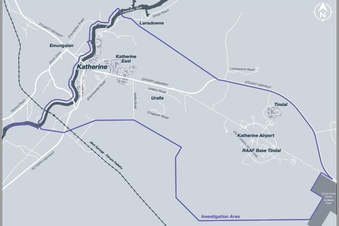 Tindal Investigation Area map 2
