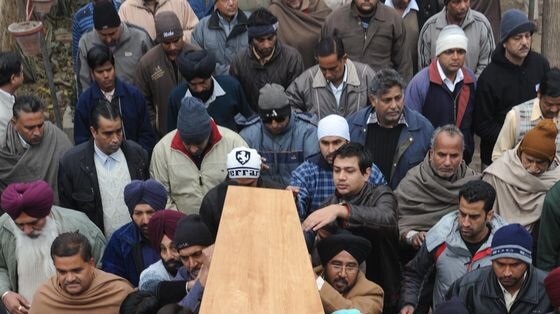 Funeral of Indian student Nitin Garg