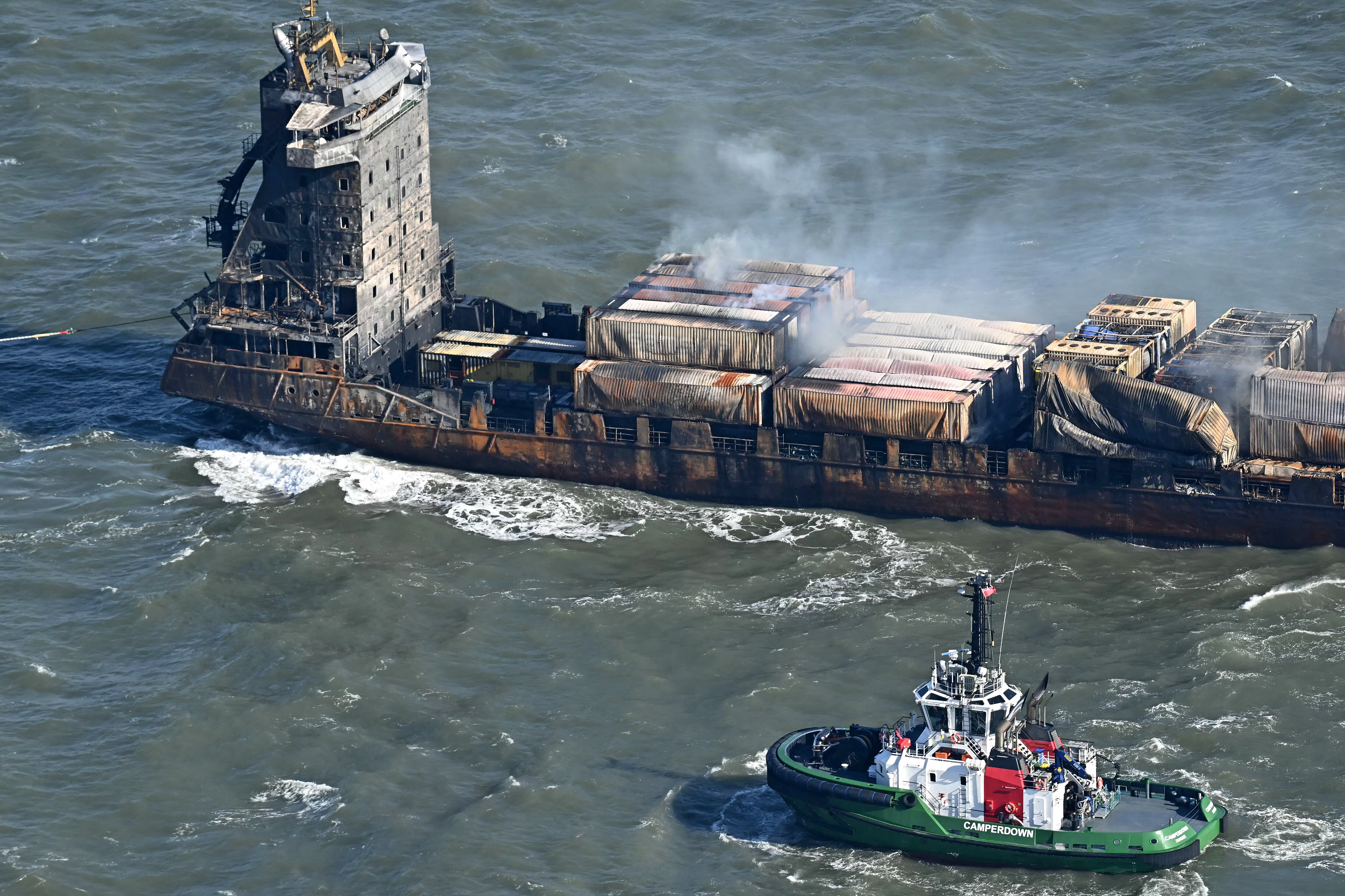 What risks does the North Sea tanker collision pose to the environment ...