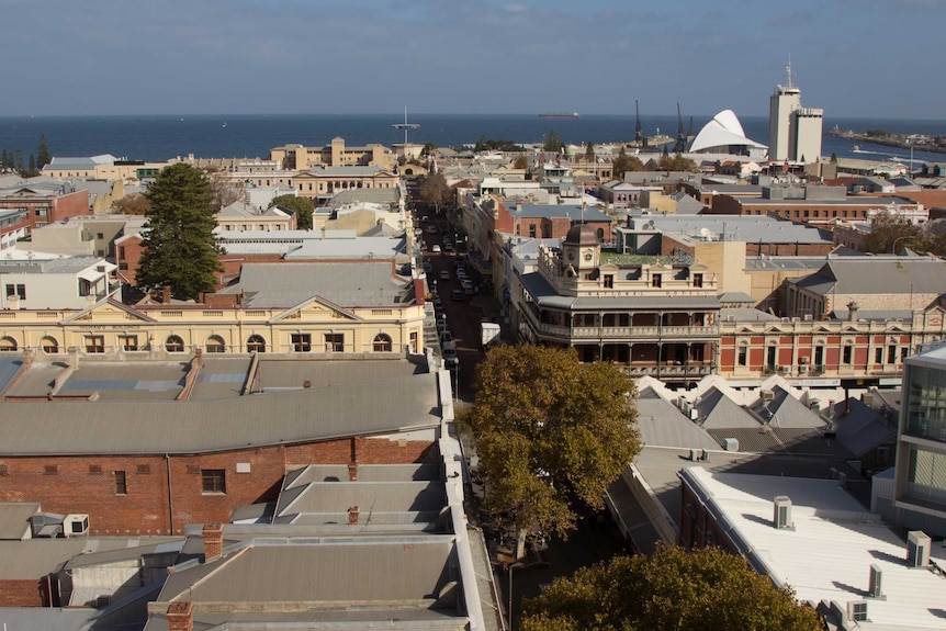 Fremantle view over historic West End