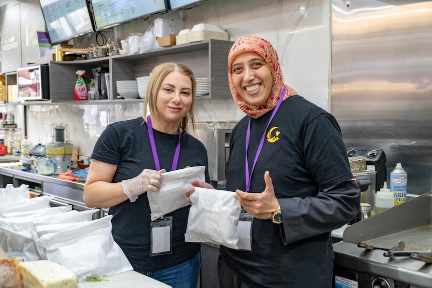 Rima Waizani (left) is the vice president of CCK who received calls from those who need help