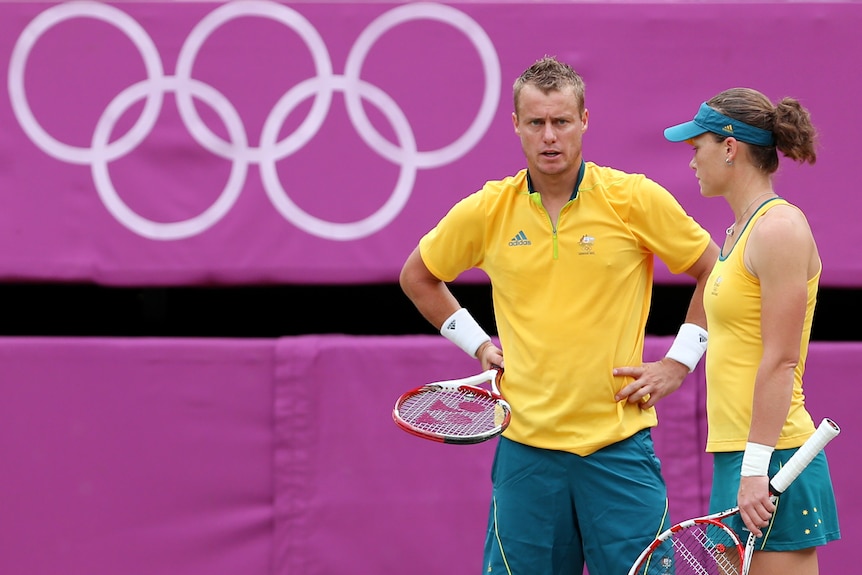 Lleyton Hewitt and Samantha Stosur