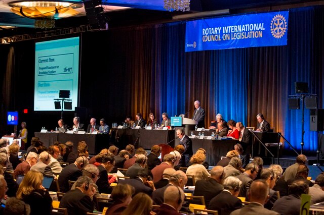 The 2016 Rotary International Council on Legislation held in Chicago, United States
