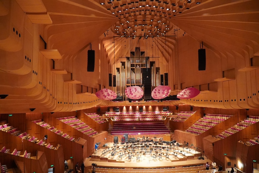 Inside opera house concert hall