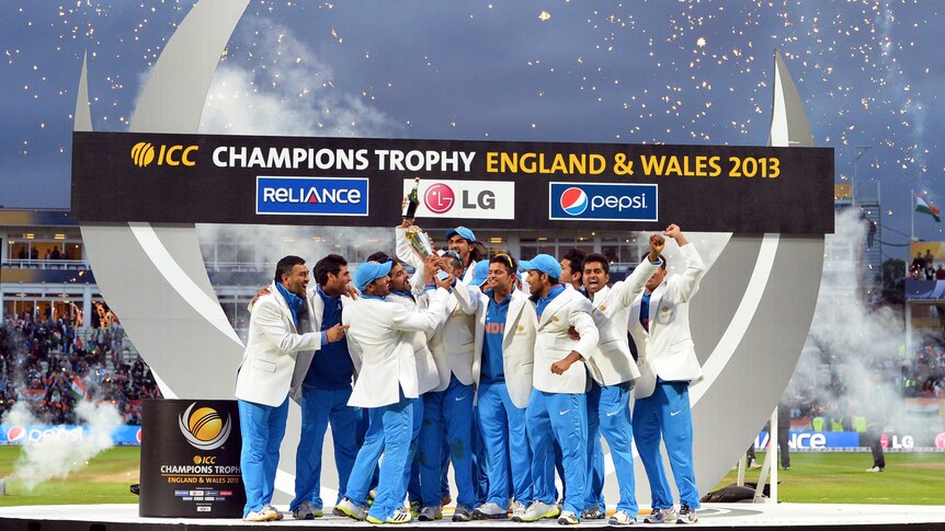 India celebrates Champions Trophy title
