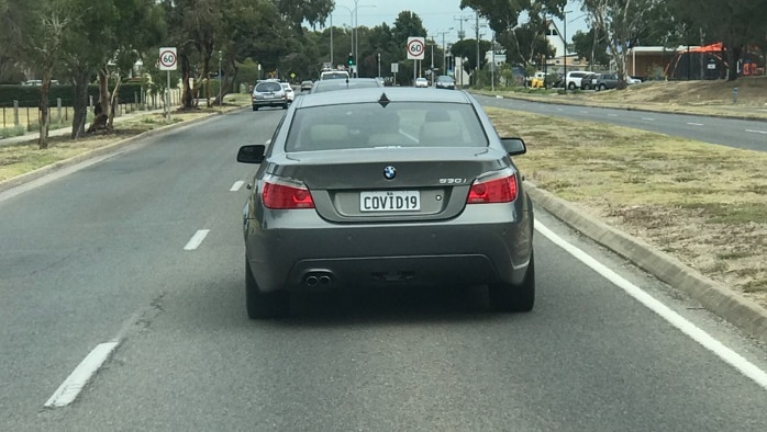 Car with 'COVID 19' number plate was spotted on road in March