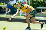 Lawn bowls player Kristina Krstic representing Australia.