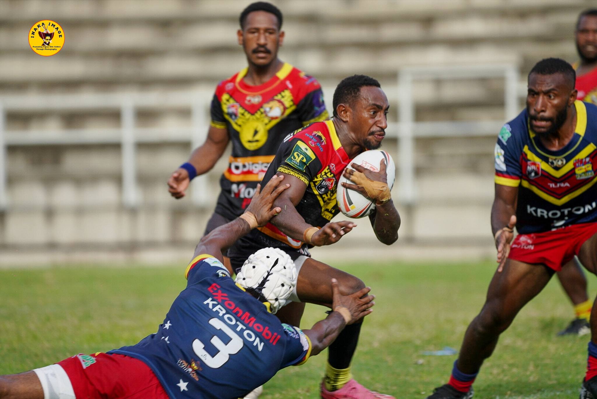 PNG athlete Jeremiah Ben balances AFL and rugby league in pursuit of ...