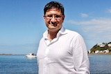 Glenn Inwood poses for a photo at Island Bay in Wellington, New Zealand