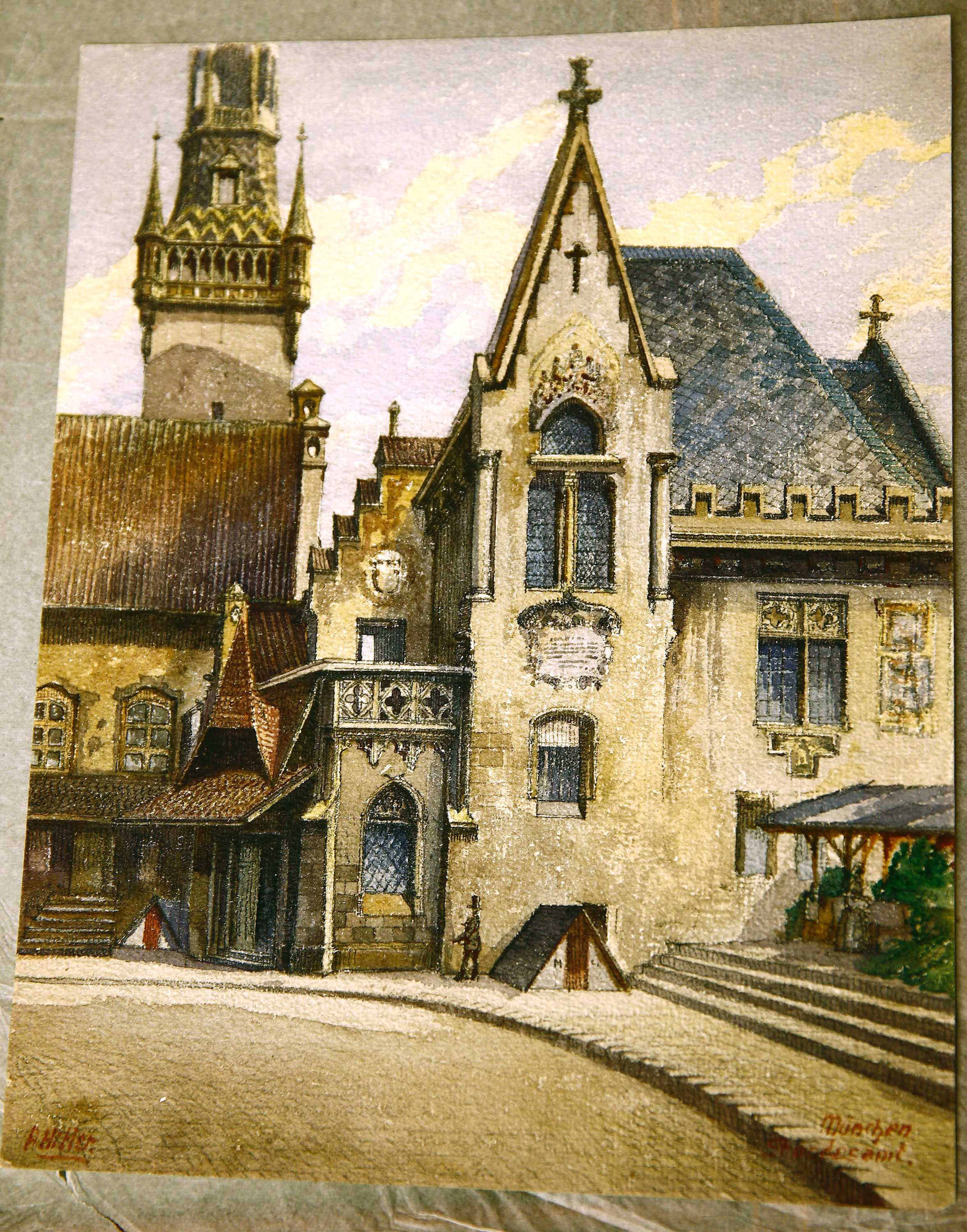 Adolf Hitler Watercolour Painting Fetches 185 000 At Auction In   38d1adb05937edd45b159a7fd7d5afb5