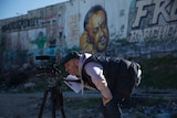 Film-maker Dan Goldberg in the West Bank