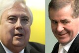 Clive Palmer and Peter Slipper.