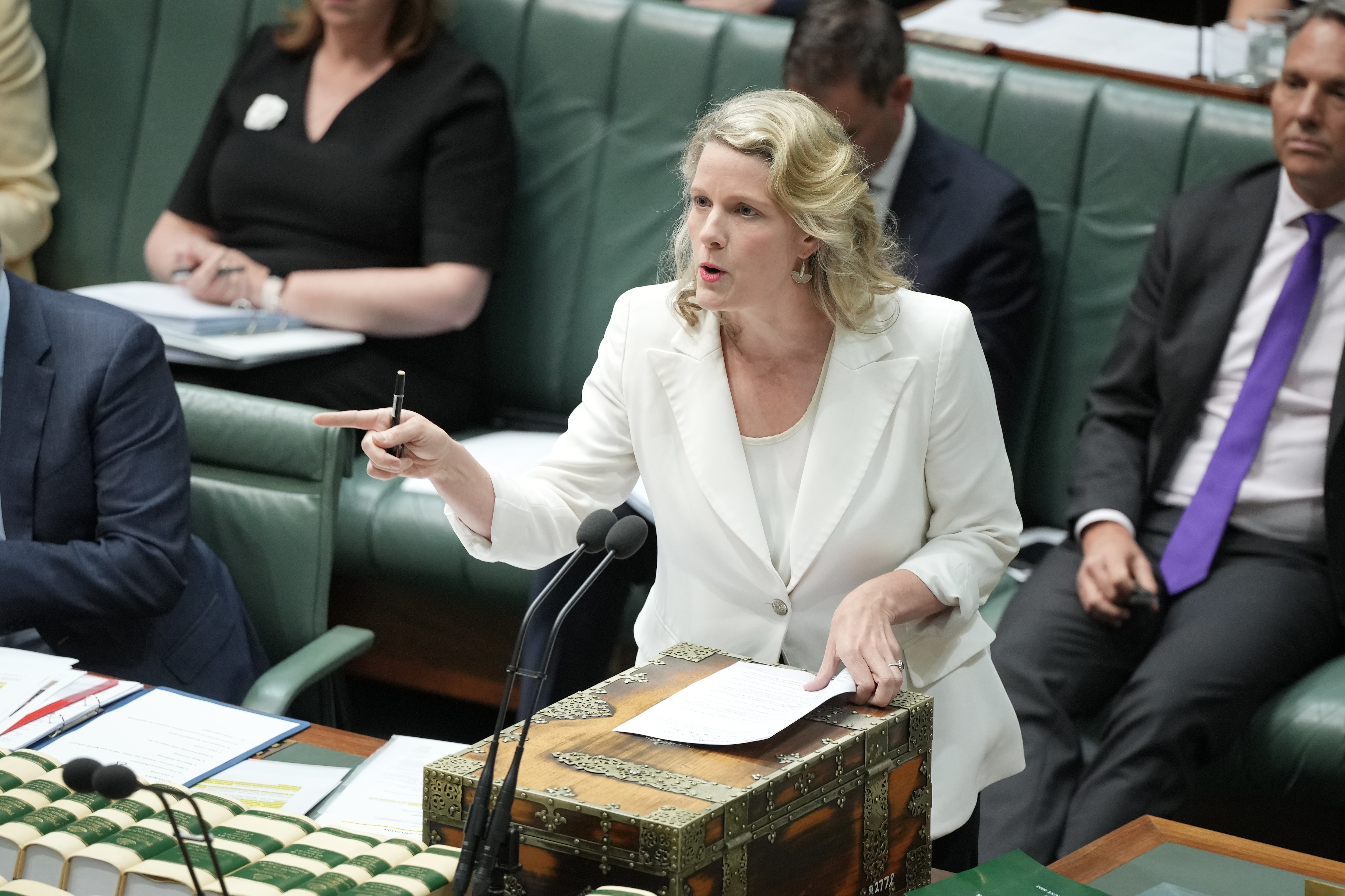 Clare O'Neil speaks in Question Time