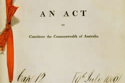 Australian constitution (Parliamentary Education Office: www.peo.gov.au)