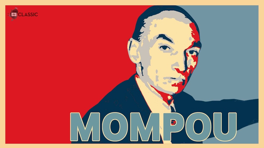 Composer Federico Mompou designed in the style of the Obama "Hope" poster