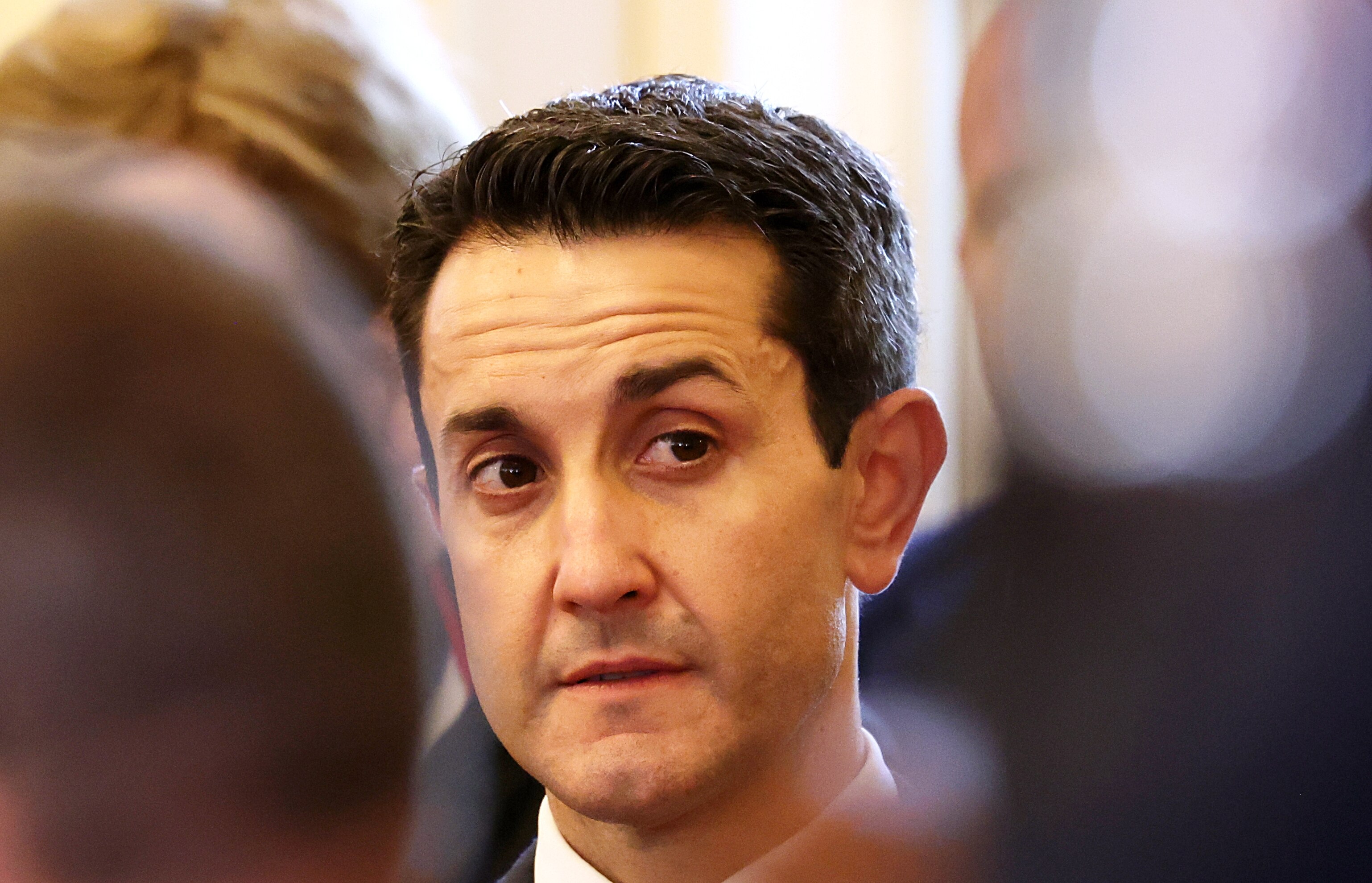 close up of david crisafulli