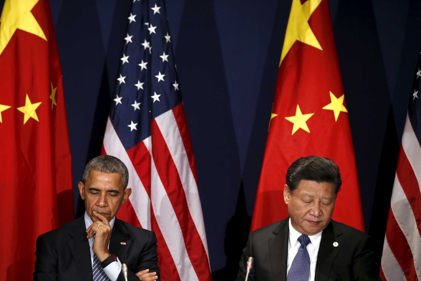 Obama and Xi meet on sidelines of Paris climate summit