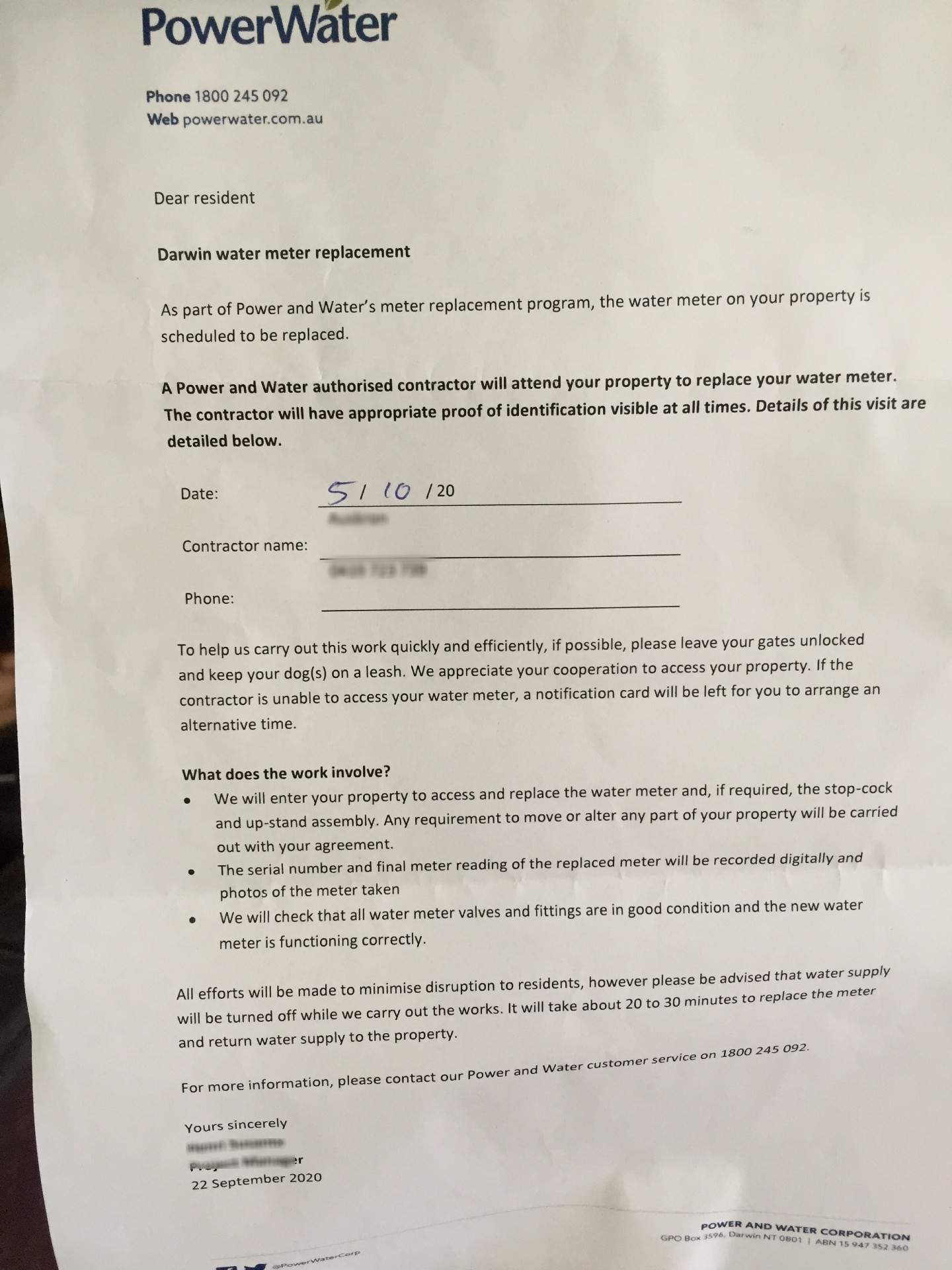 Northern Territory water meters fail testing 10,000 up for replacement