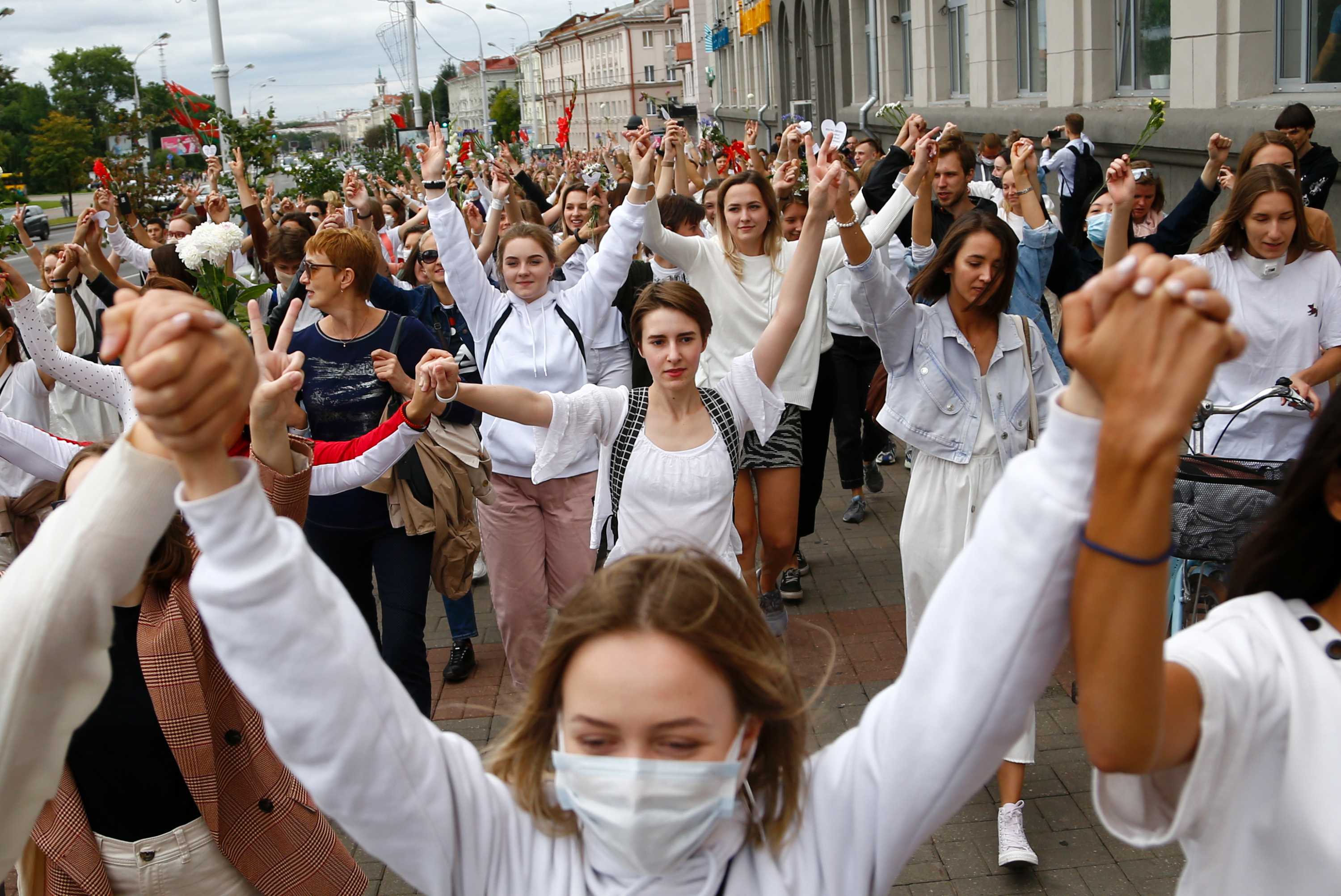 Belarus Protesters Detained, Beaten In Demonstrations Against President ...