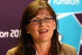 Sports Minister Kate Lundy in London for the Olympics