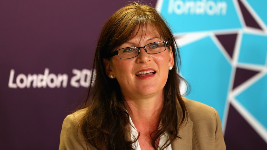 Sports Minister Kate Lundy in London for the Olympics
