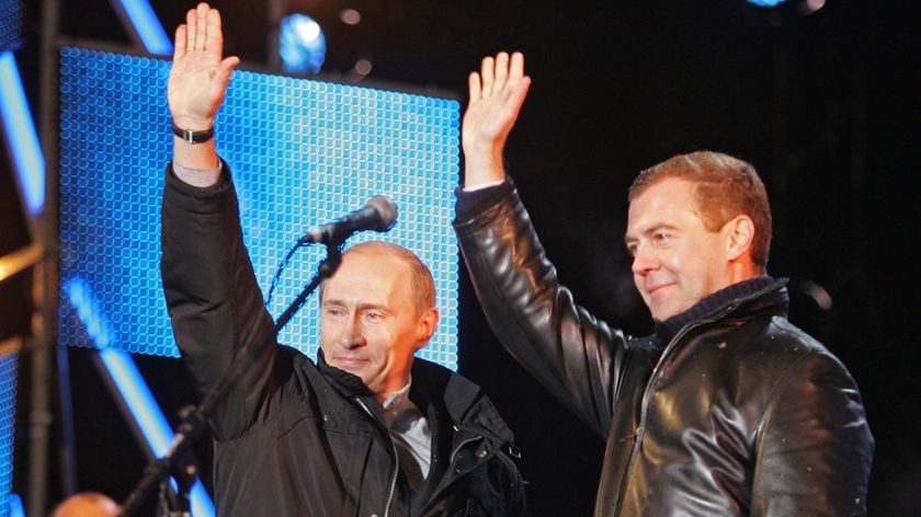 Vladimir Putin's hand-picked candidate, Dmitry Medvedev, won the ballot by a landslide.