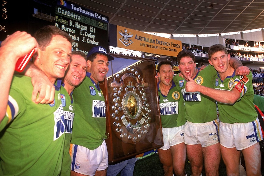 Raiders celebrate 1994 premiership