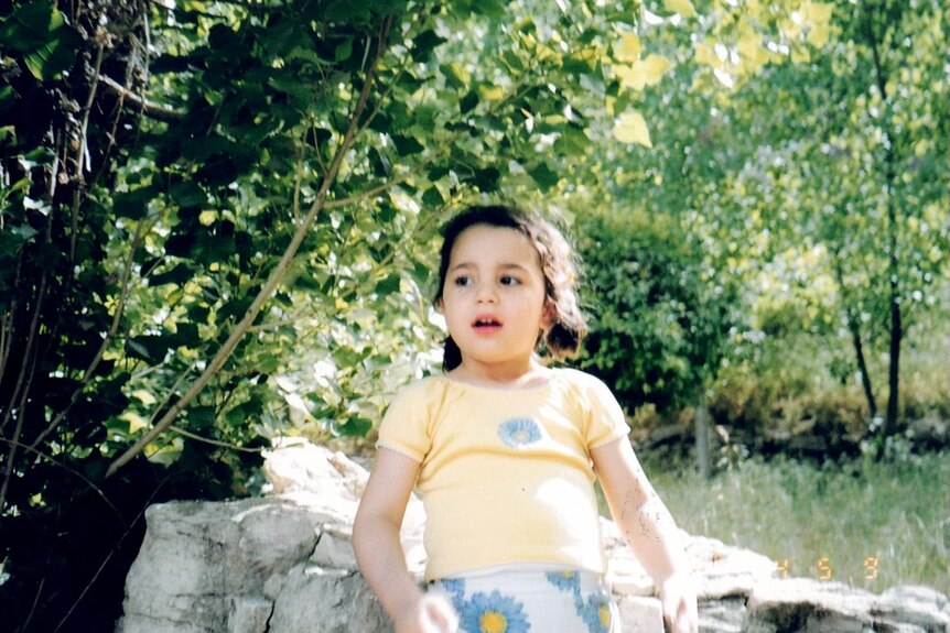 Josette Mouawad as a child back in Lebanon