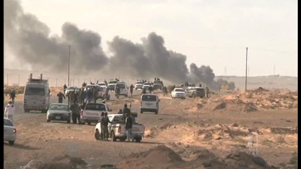 Rebels hit by Gaddafi armed forces - ABC News