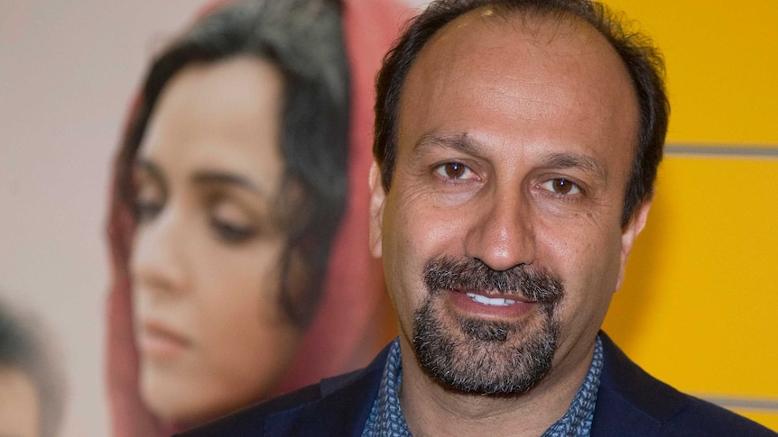 Iranian director Asghar Farhadi at the premiere of The Salesman,