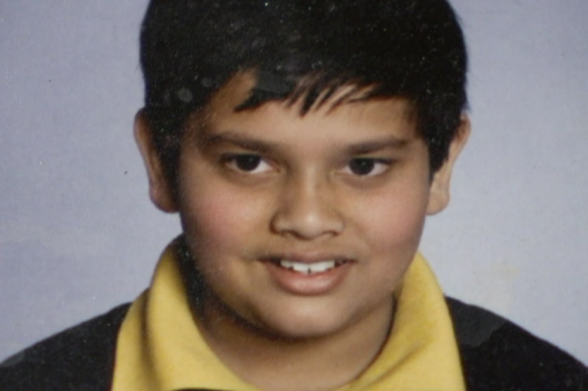 A school photo of a young boy
