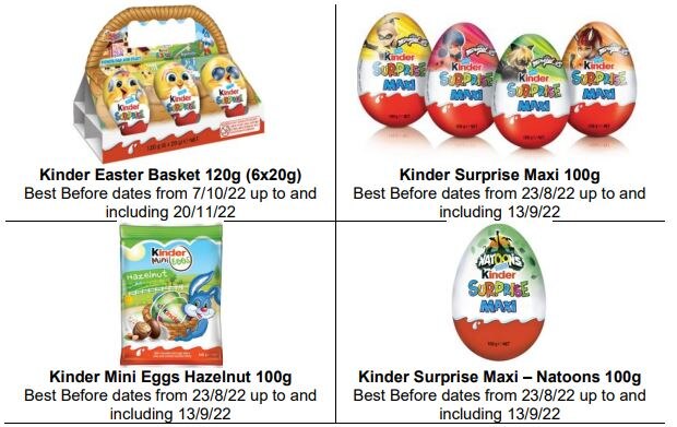 Kinder eggs hot sale target