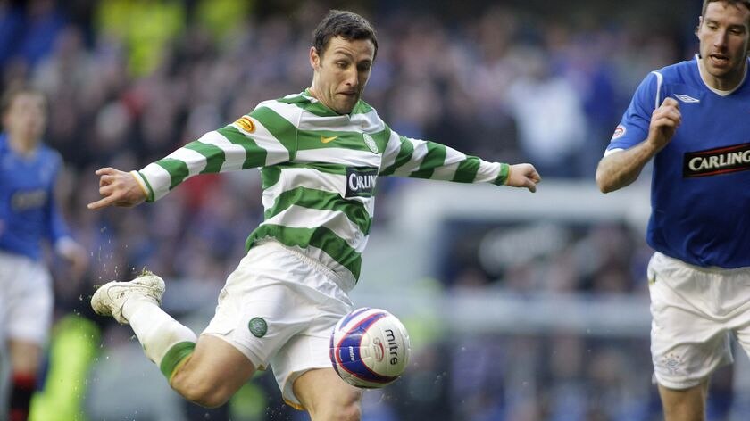 Scott McDonald shoots to score